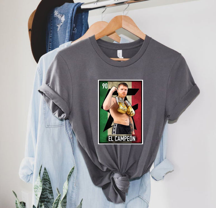 Loteria El Campeon Full Color High Heat Screen Print Transfer 350F/360F Shipping Date 4/1