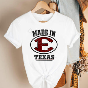 Made in E Texas White Toner Transfer